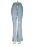 Glassons Chevron-herringbone Blue Jeans Size 6 - photo 1