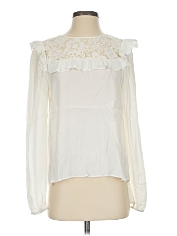 WAYF Long Sleeve Blouse (view 1)