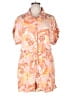 Gilli Tropical Orange Romper Size 1X - photo 1