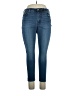 Jessica Simpson Solid Blue Jeans Size 16 - photo 1