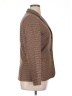 Petite Sophisticate 100% Wool Houndstooth Brown Wool Blazer Size 14 Petite - photo 4