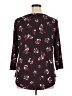 EMALINE Burgundy 3/4 Sleeve Top Size XL - photo 2