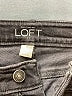 Ann Taylor LOFT Outlet Chevron-herringbone Black Jeans Size 14 (petite) - photo 7