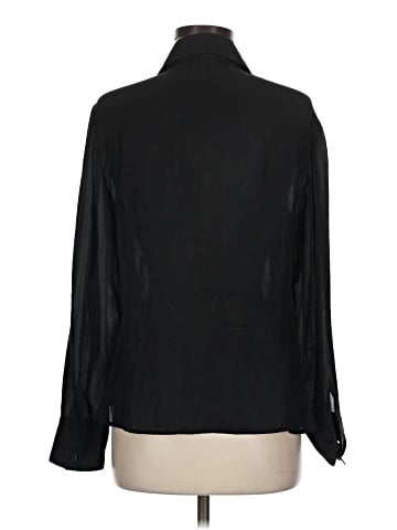 Ellen Tracy Long Sleeve Silk Top (view 2)