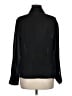 Ellen Tracy 100% Silk Black Long Sleeve Silk Top Size 8 - photo 2