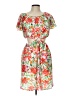 Speechless Floral Orange Casual Dress Size L - photo 1