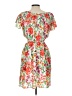 Speechless Floral Orange Casual Dress Size L - photo 2