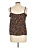 Ann Taylor LOFT 100% Polyester Brown Sleeveless Top Size Lg Petite - photo 2