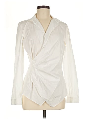 Lafayette 148 New York Long Sleeve Blouse (view 1)