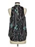 Daniel Rainn 100% Polyester Black Sleeveless Blouse Size M - photo 2