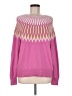 Ann Taylor LOFT Chevron-herringbone Pink Pullover Sweater Size M - photo 1