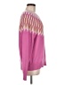 Ann Taylor LOFT Chevron-herringbone Pink Pullover Sweater Size M - photo 4