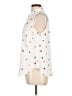 Ann Taylor 100% Polyester Ivory Sleeveless Blouse Size Lg Petite - photo 5