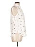Ann Taylor 100% Polyester Ivory Sleeveless Blouse Size Lg Petite - photo 4
