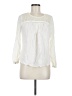 St. John's Bay 100% Rayon Ivory Long Sleeve Blouse Size M (petite) - photo 1