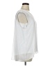 Calvin Klein 100% Polyester White Sleeveless Blouse Size 0X - photo 4