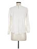 St. John's Bay 100% Rayon Ivory Long Sleeve Blouse Size M (petite) - photo 2