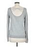 LC Lauren Conrad 100% Polyester Polka Dots Silver Pullover Sweater Size M - photo 2