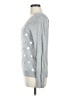 LC Lauren Conrad 100% Polyester Polka Dots Silver Pullover Sweater Size M - photo 5