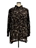 Coldwater Creek Animal Print Black Kimono Size XL - photo 1