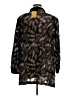 Coldwater Creek Animal Print Black Kimono Size XL - photo 2