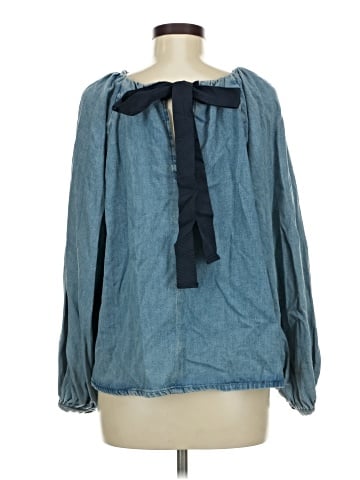 Topshop Long Sleeve Blouse (view 2)