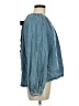 Topshop Blue Long Sleeve Blouse Size 6 - photo 4