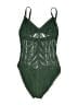 Robin Piccone Tweed Green One Piece Swimsuit Size 6 - photo 1