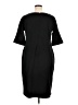 Talbots Solid Black Casual Dress Size 14w - photo 2