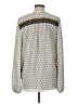 Max Edition 100% Polyester Silver Long Sleeve Blouse Size L - photo 2