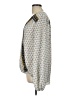 Max Edition 100% Polyester Silver Long Sleeve Blouse Size L - photo 5