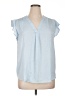 Chaus 100% Polyester Blue Sleeveless Blouse Size XL - photo 1
