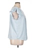 Chaus 100% Polyester Blue Sleeveless Blouse Size XL - photo 4