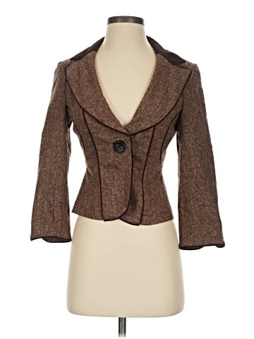 Bebe Wool Blazer (view 1)