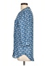 Bongo 100% Polyester Blue 3/4 Sleeve Henley Size L - photo 5