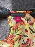 Vince Camuto 100% Polyester Floral Yellow Long Sleeve Blouse Size XL - photo 7