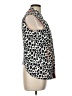 Luii 100% Polyester Animal Print Ivory Sleeveless Blouse Size L - photo 4