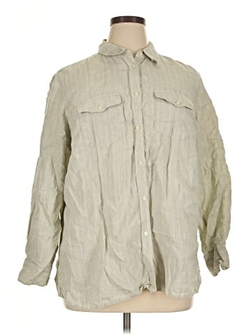 Lauren by Ralph Lauren Long Sleeve Button-Down Shirt (view 1)