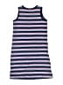 Justice 100% Cotton Stripes Blue Dress Size 10 - photo 2