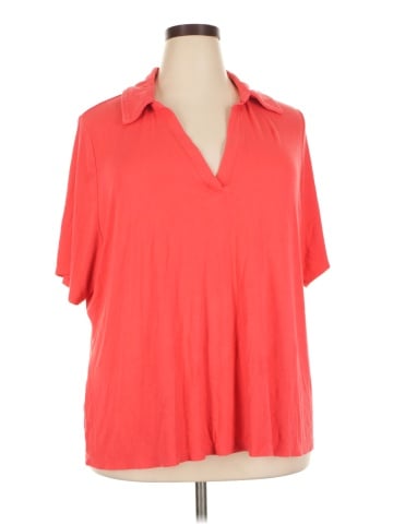 Ava & Viv Short Sleeve Polo (view 1)