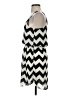 Cals 100% Polyester Chevron-herringbone Black Casual Dress Size S - photo 5