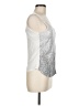 Ecru 100% Rayon Silver Sleeveless Top One size - photo 4