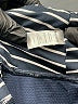 Athleta 100% Spandex Stripes Blue Leggings Size M - photo 7