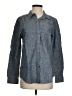 Eddie Bauer Tweed Blue Gray Long Sleeve Button-Down Shirt Size S - photo 1