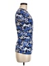 Boden Floral Blue Short Sleeve Top Size 6 - photo 4