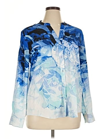 Calvin Klein Long Sleeve Blouse (view 1)