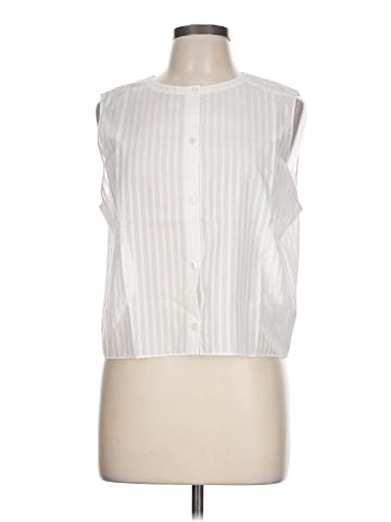 Theory Sleeveless Button-Down Shirt (view 1)