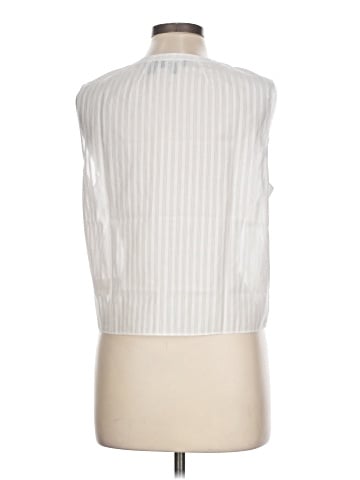 Theory Sleeveless Button-Down Shirt (view 2)