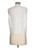 Theory 100% Cotton White Sleeveless Button-Down Shirt Size L - photo 2