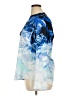 Calvin Klein 100% Polyester Print Blue Long Sleeve Blouse Size XL - photo 5